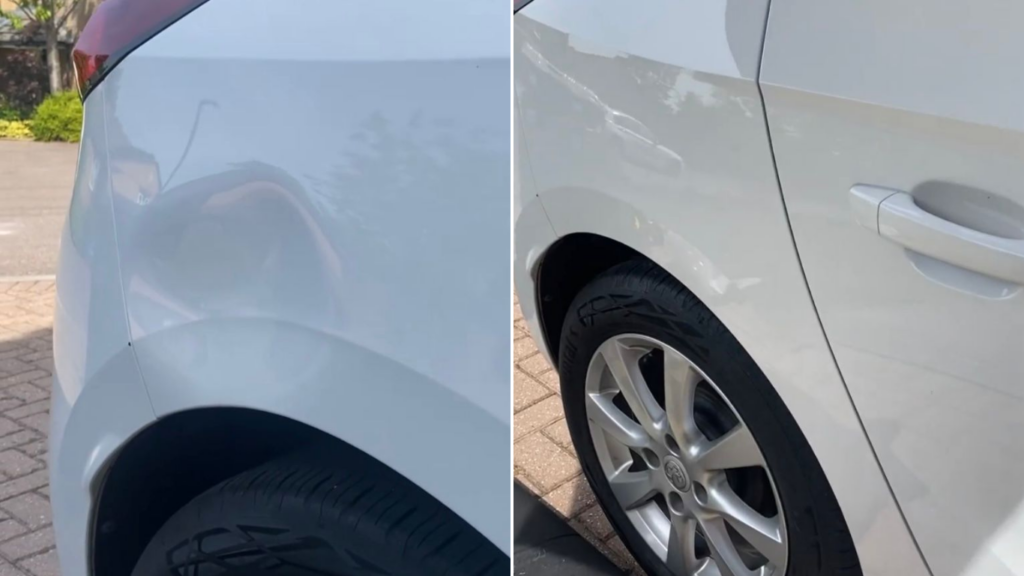 Dent Removal before and after